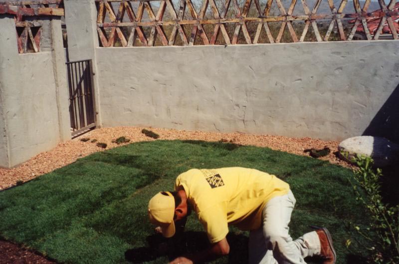 Man of the Soil crew at work