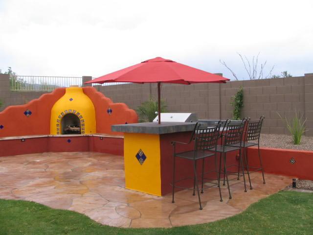 Outdoor kitchen by Man of the Soil