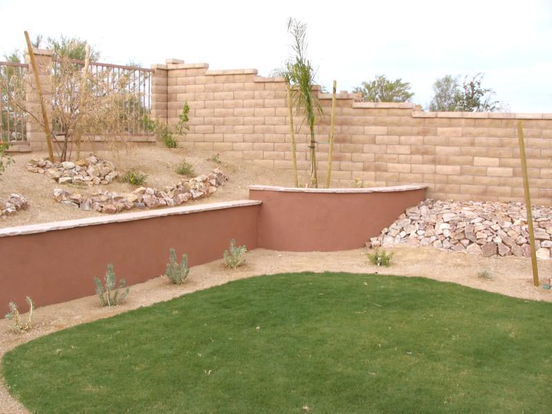 masonry wall project by Man of the Soil