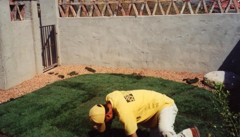 Man of the Soil crew at work